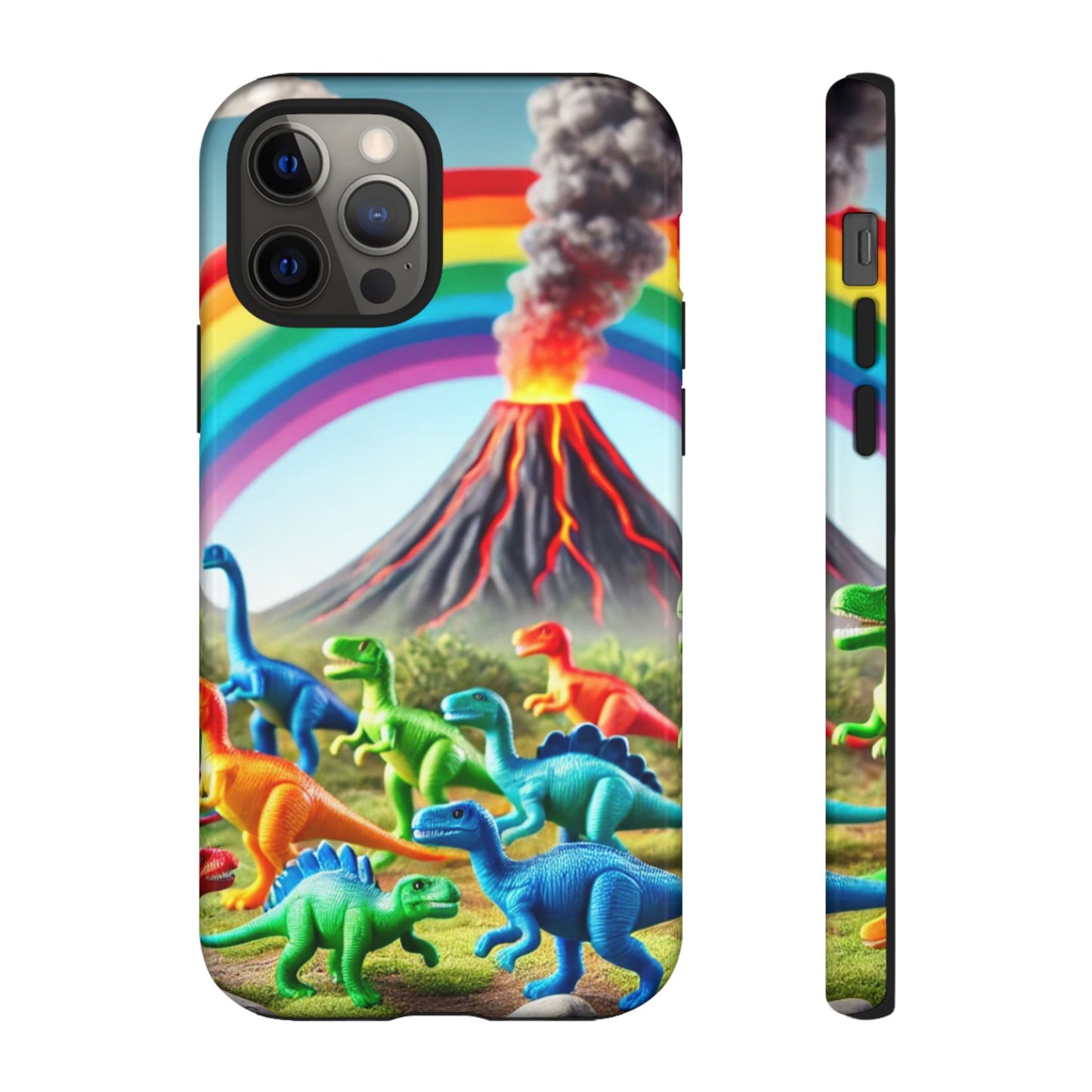 "Rainbow Dinosaurs" Mobile Phone Case