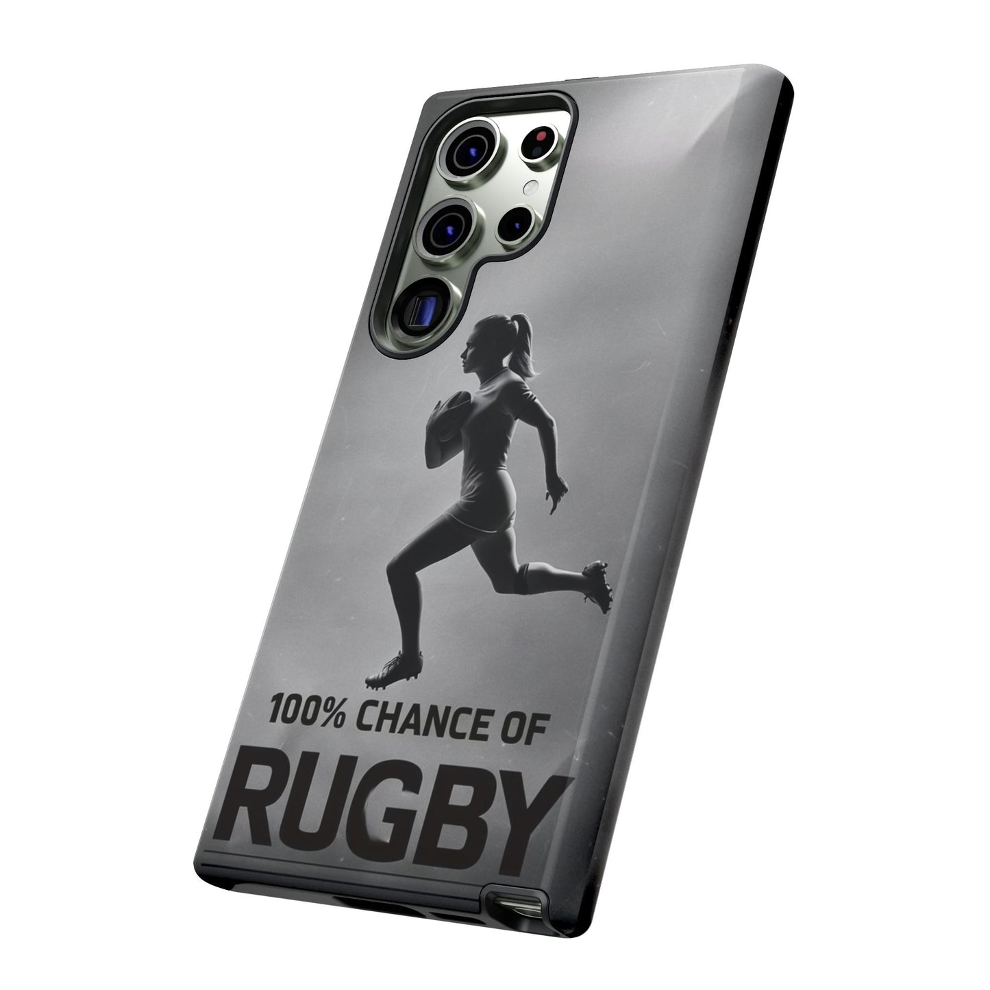 "Rain, Shine, Rugby" Mobile Phone Case