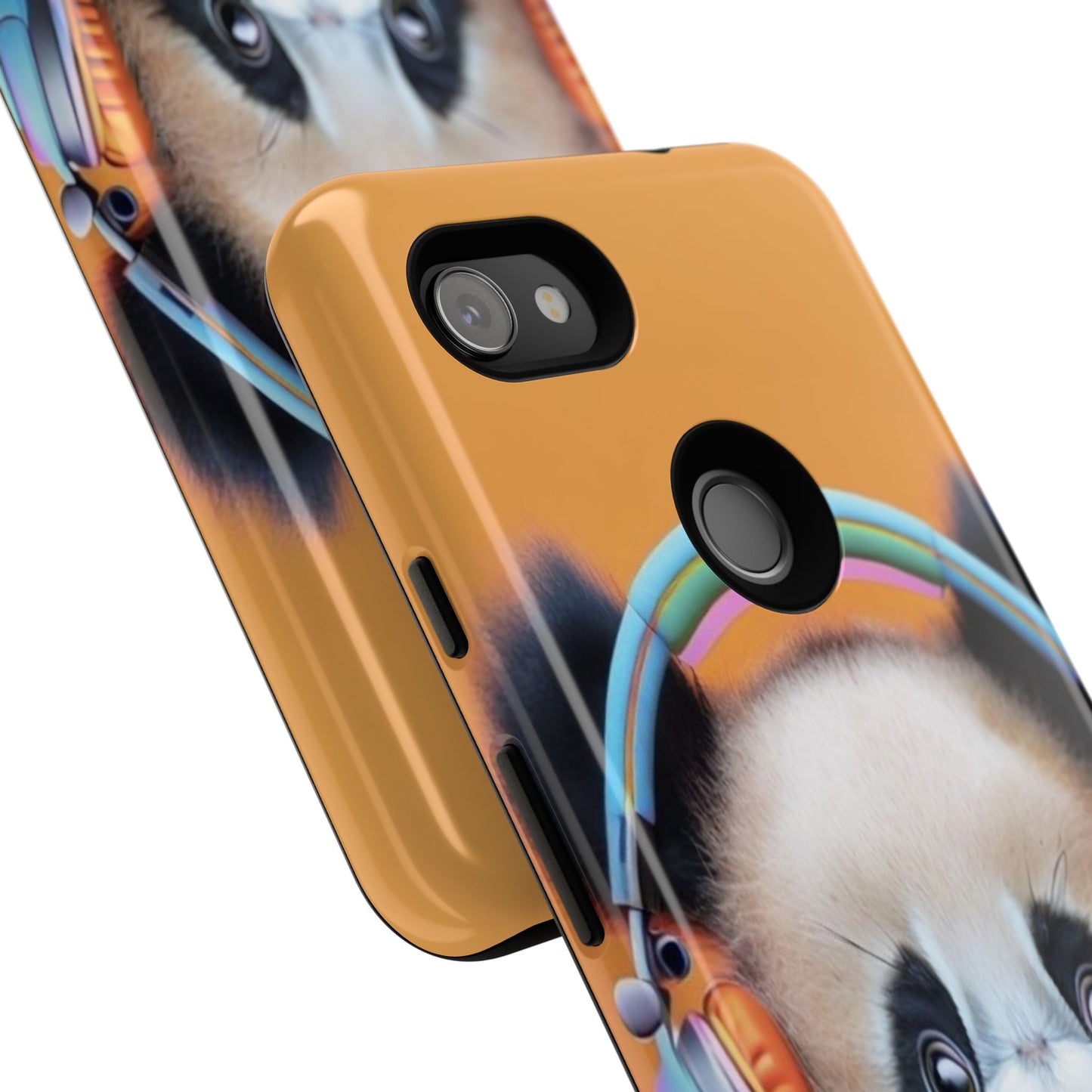 "Baby Panda wearing Headphones" Mobile Phone Case