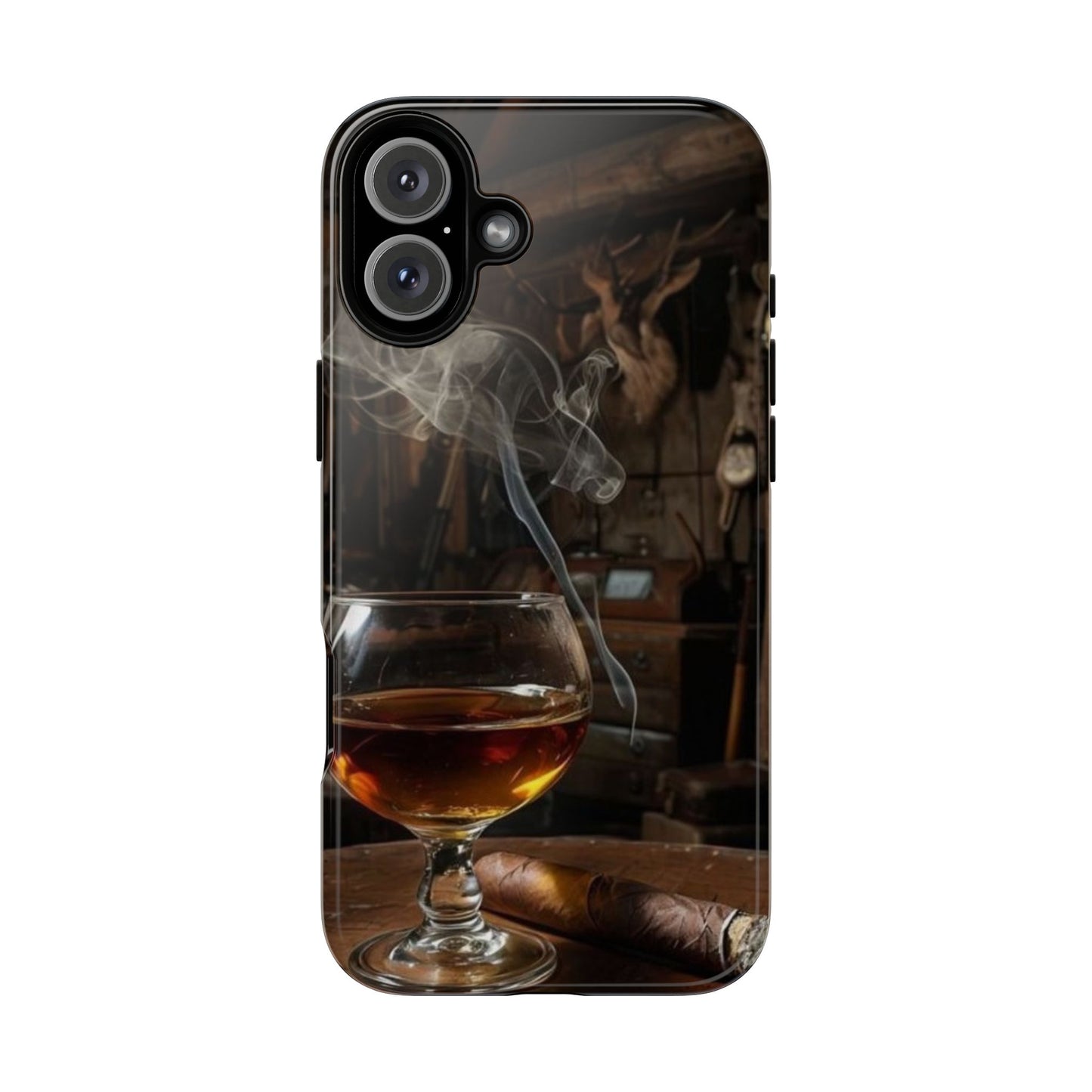 "Hot Whiskey and Cigar" Mobile Phone Case