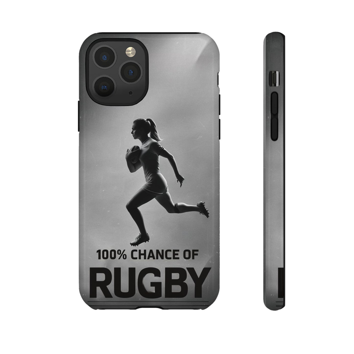 "Rain, Shine, Rugby" Mobile Phone Case