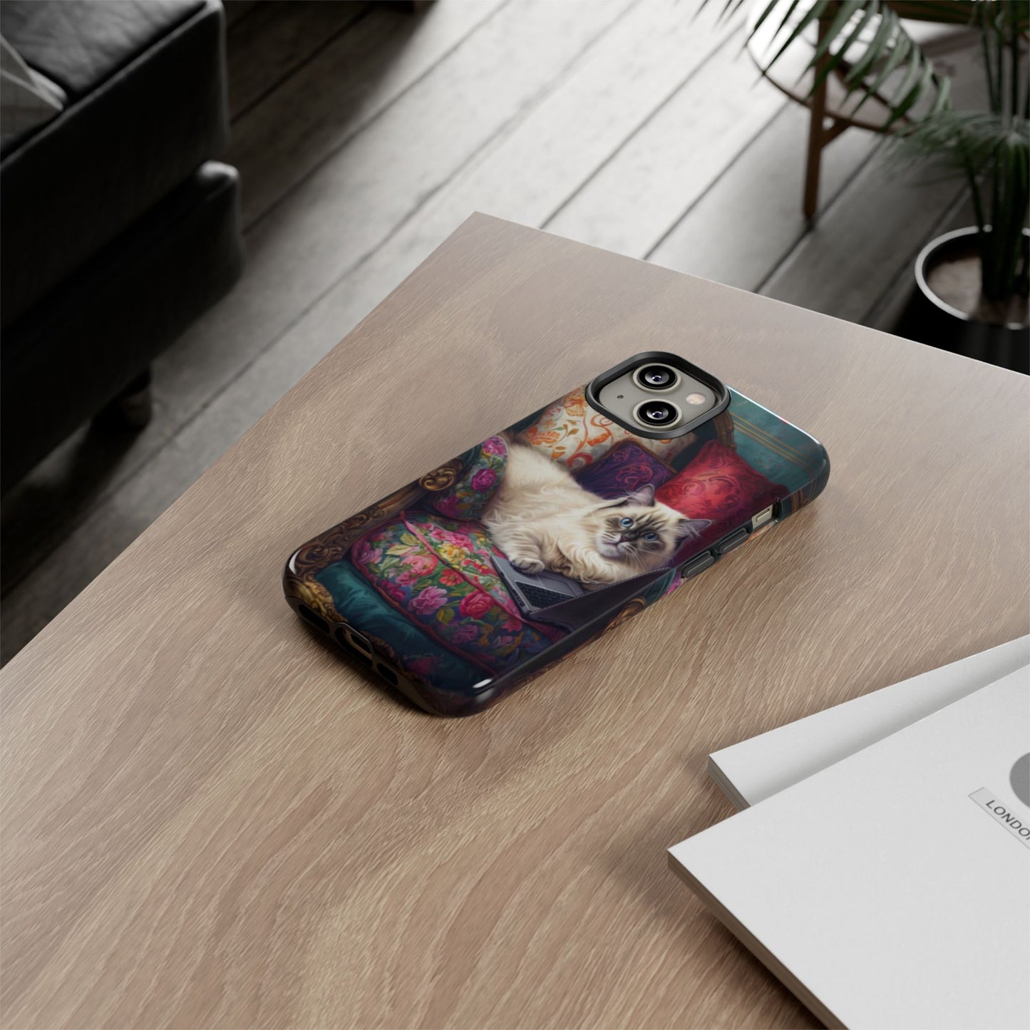 "Purr-sian Productivity" Mobile Phone Case