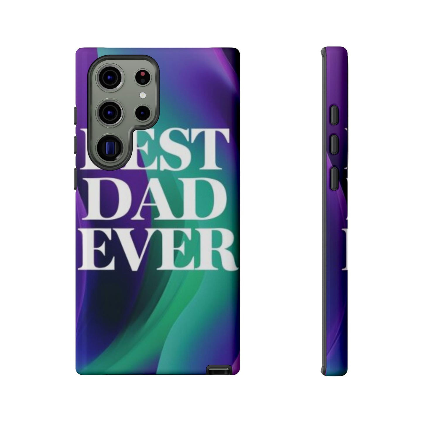 "Best Dad Ever" Mobile Phone Case (purple)
