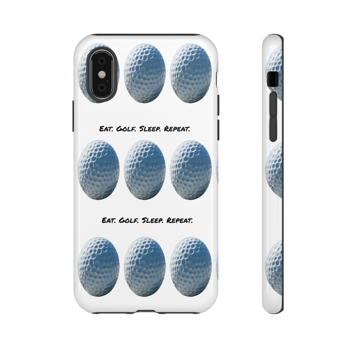 "Eat. Golf. Sleep. Repeat." Mobile Phone Case