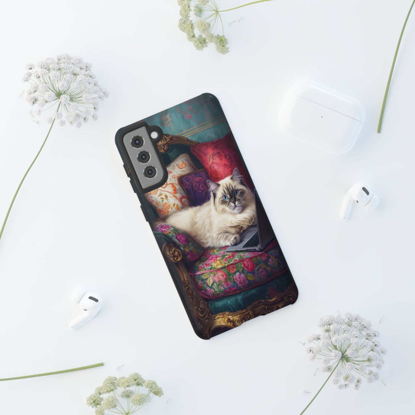 "Purr-sian Productivity" Mobile Phone Case