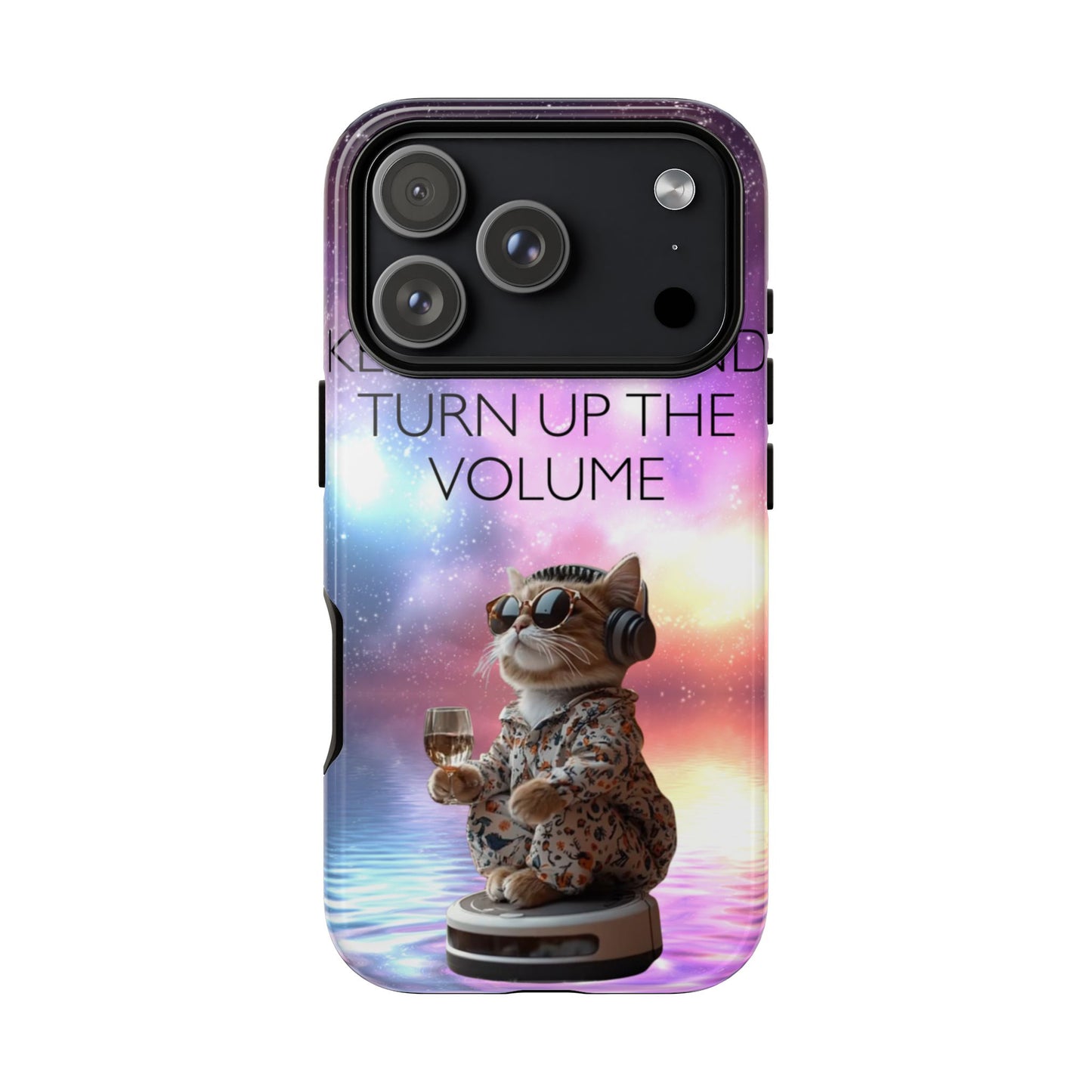 "Keep calm and turn up the Volume" Mobile Phone Case (mix)