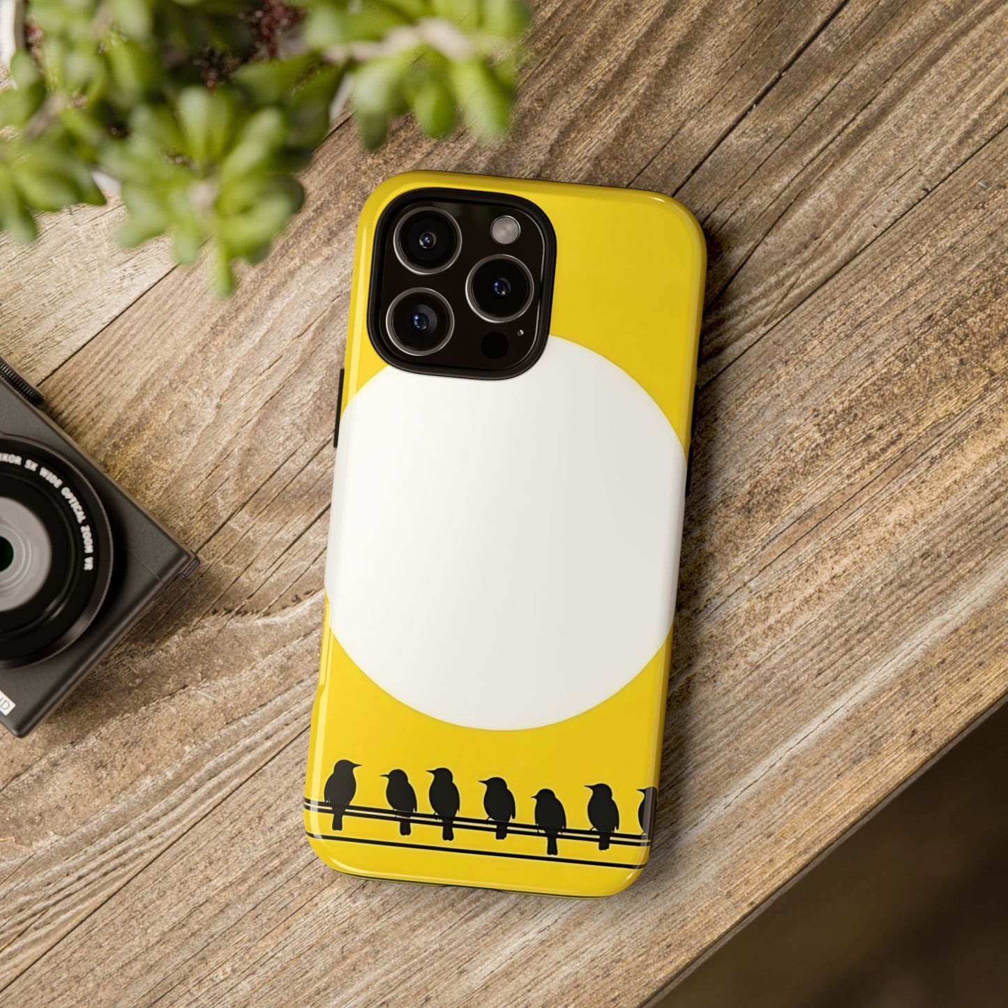 "The Feathered Assembly - Yellow" Mobile Phone Case