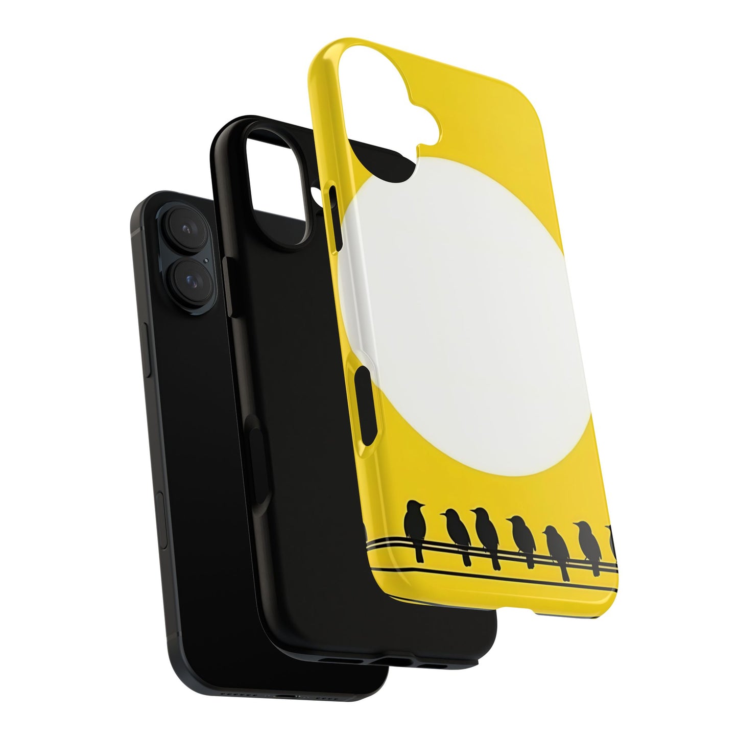"The Feathered Assembly - Yellow" Mobile Phone Case