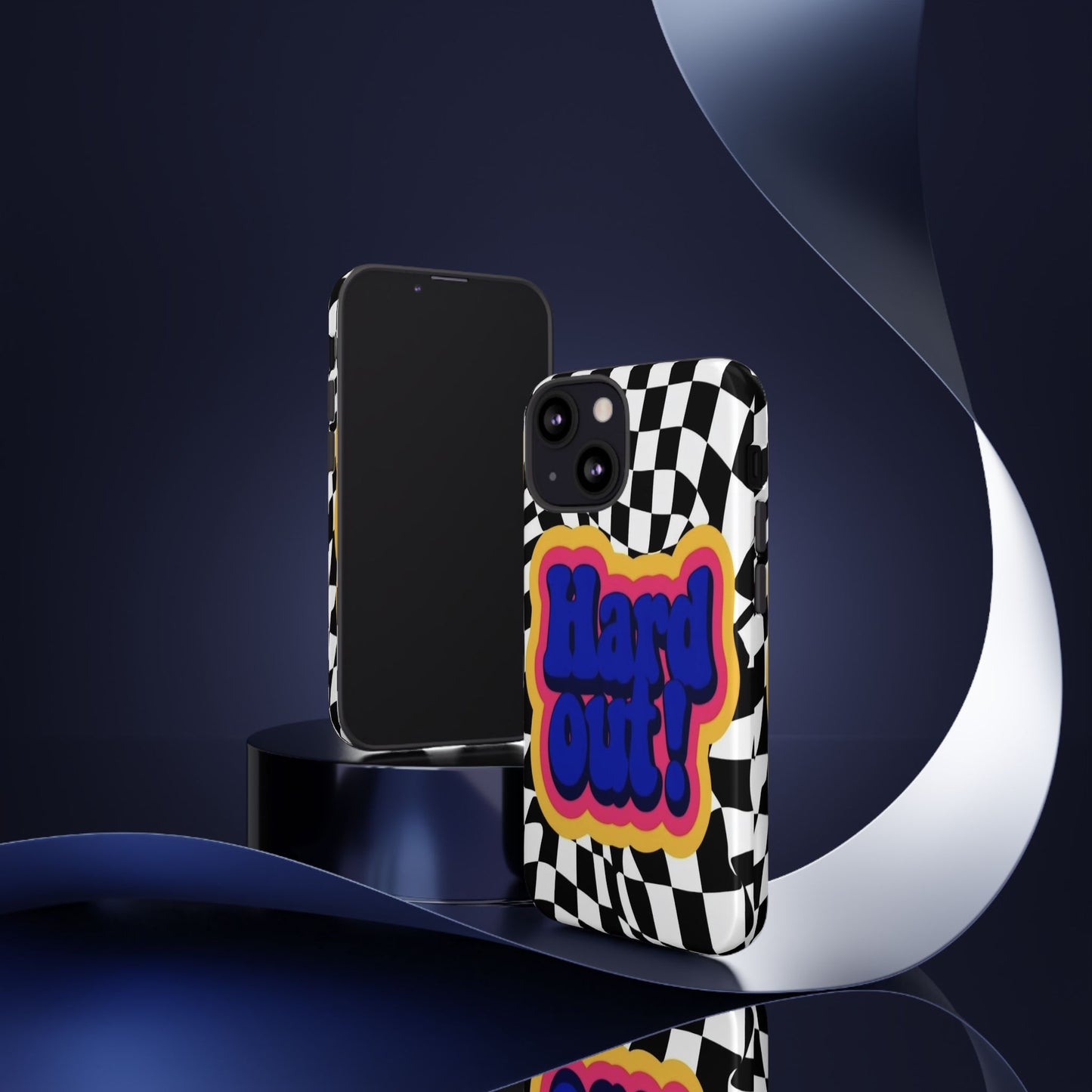 "Hard Out" Mobile Phone Case (blue)