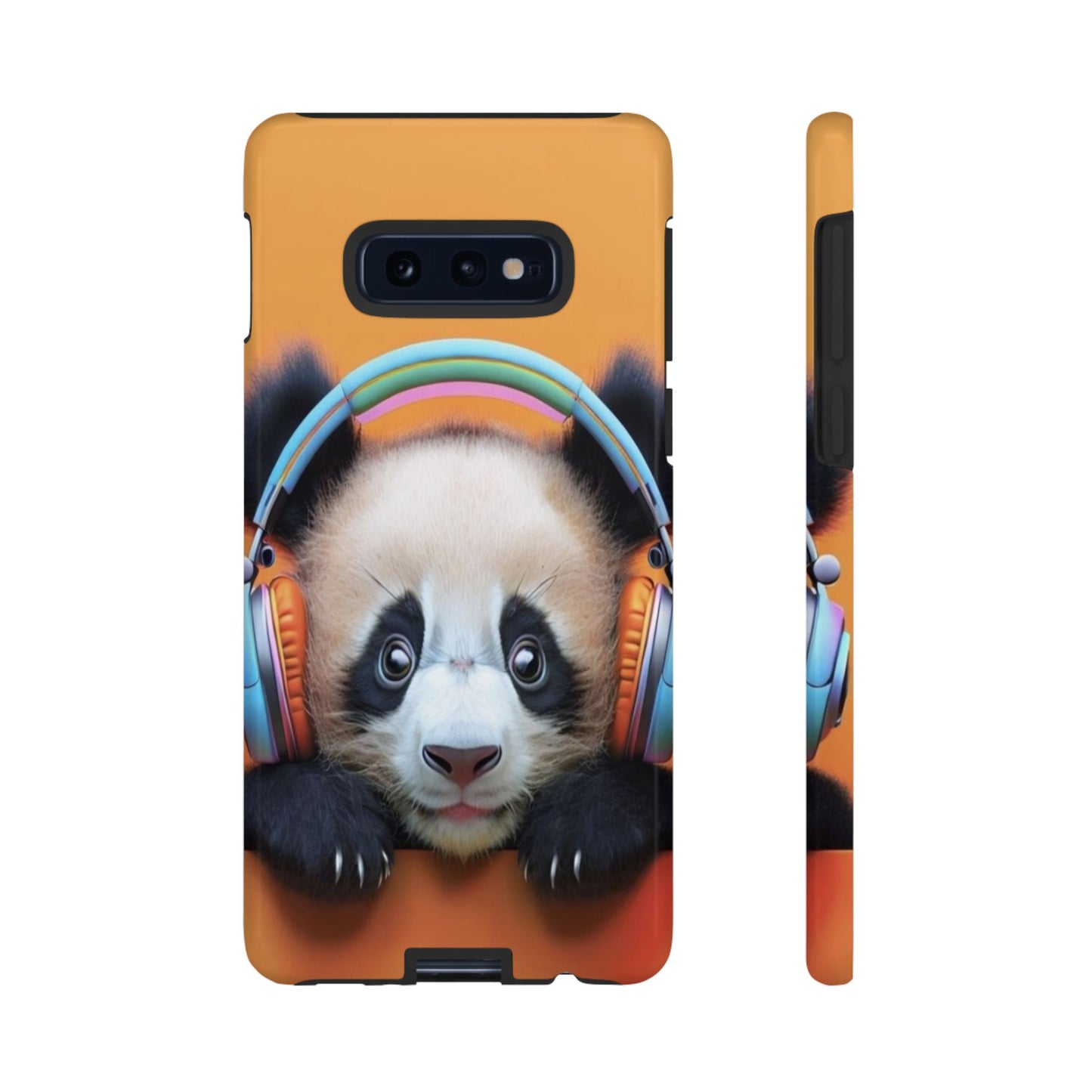 "Baby Panda wearing Headphones" Mobile Phone Case