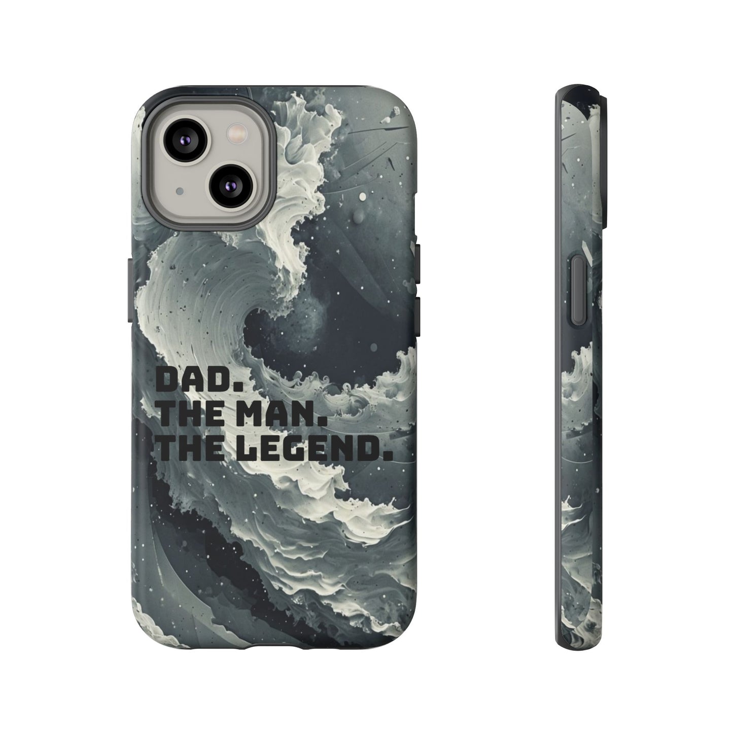 "Dad. The Man. The Legend" Mobile Phone Case (grey)
