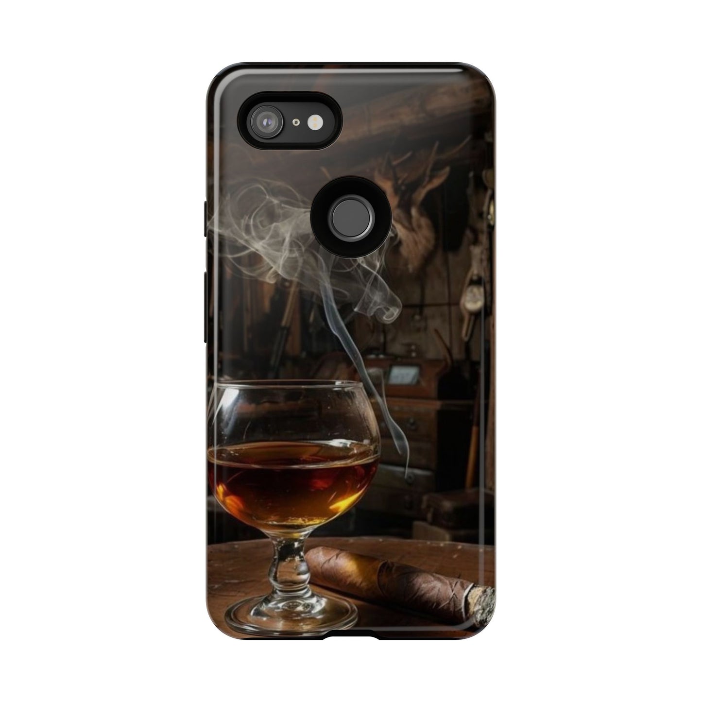 "Hot Whiskey and Cigar" Mobile Phone Case