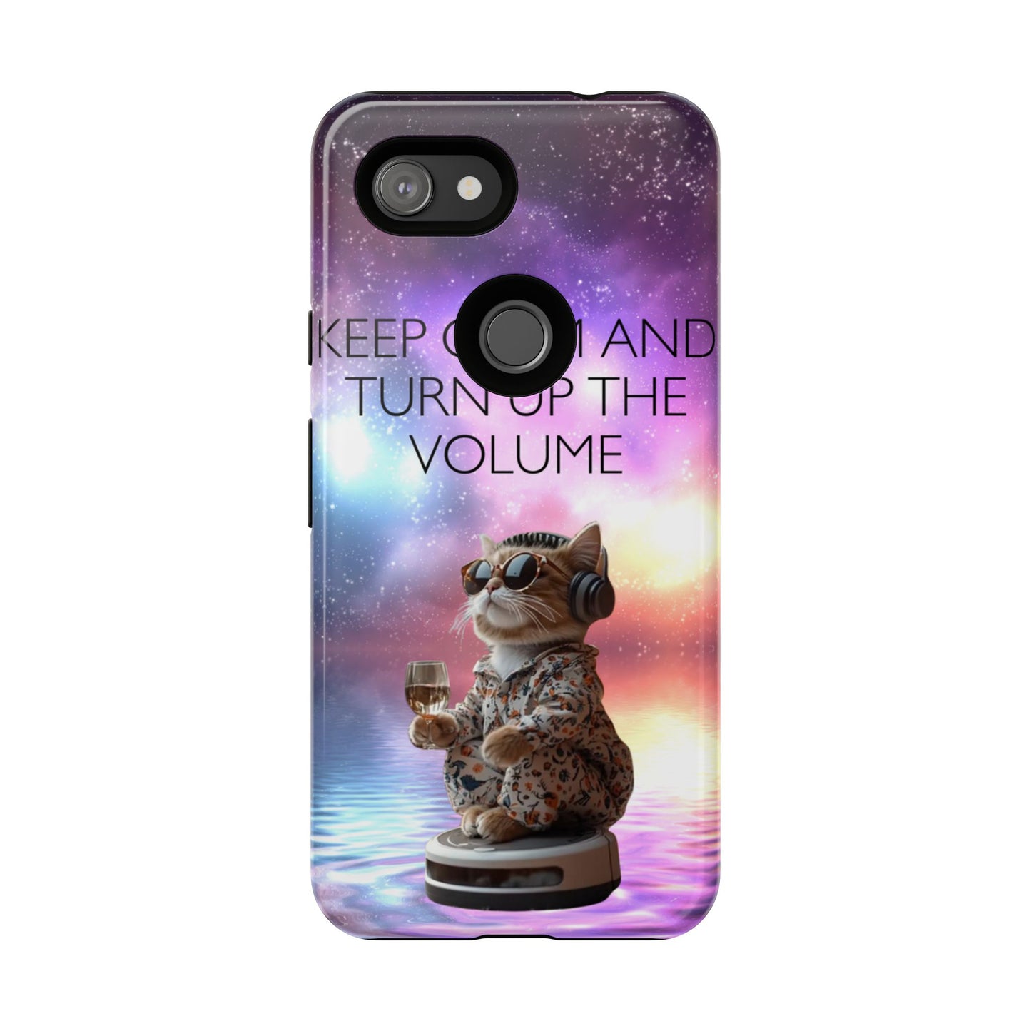 "Keep calm and turn up the Volume" Mobile Phone Case (mix)