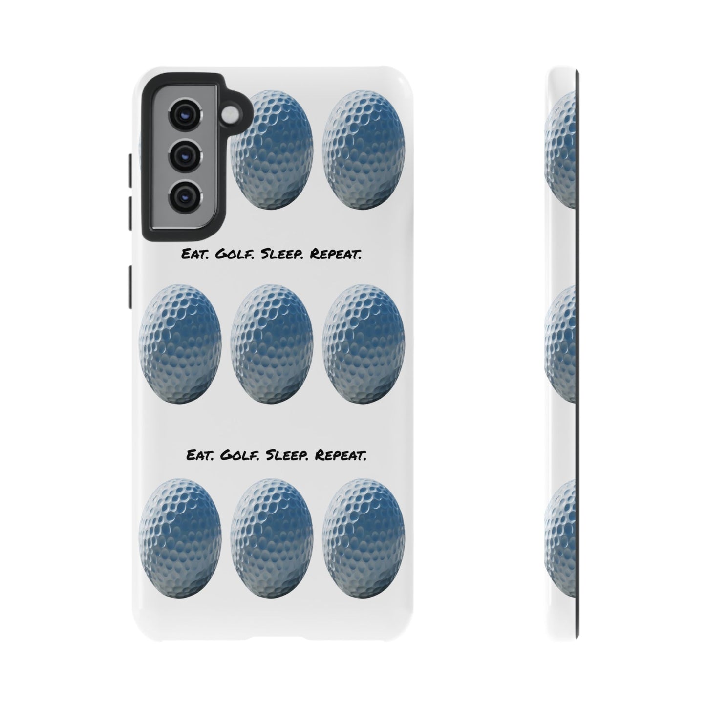 "Eat. Golf. Sleep. Repeat." Mobile Phone Case