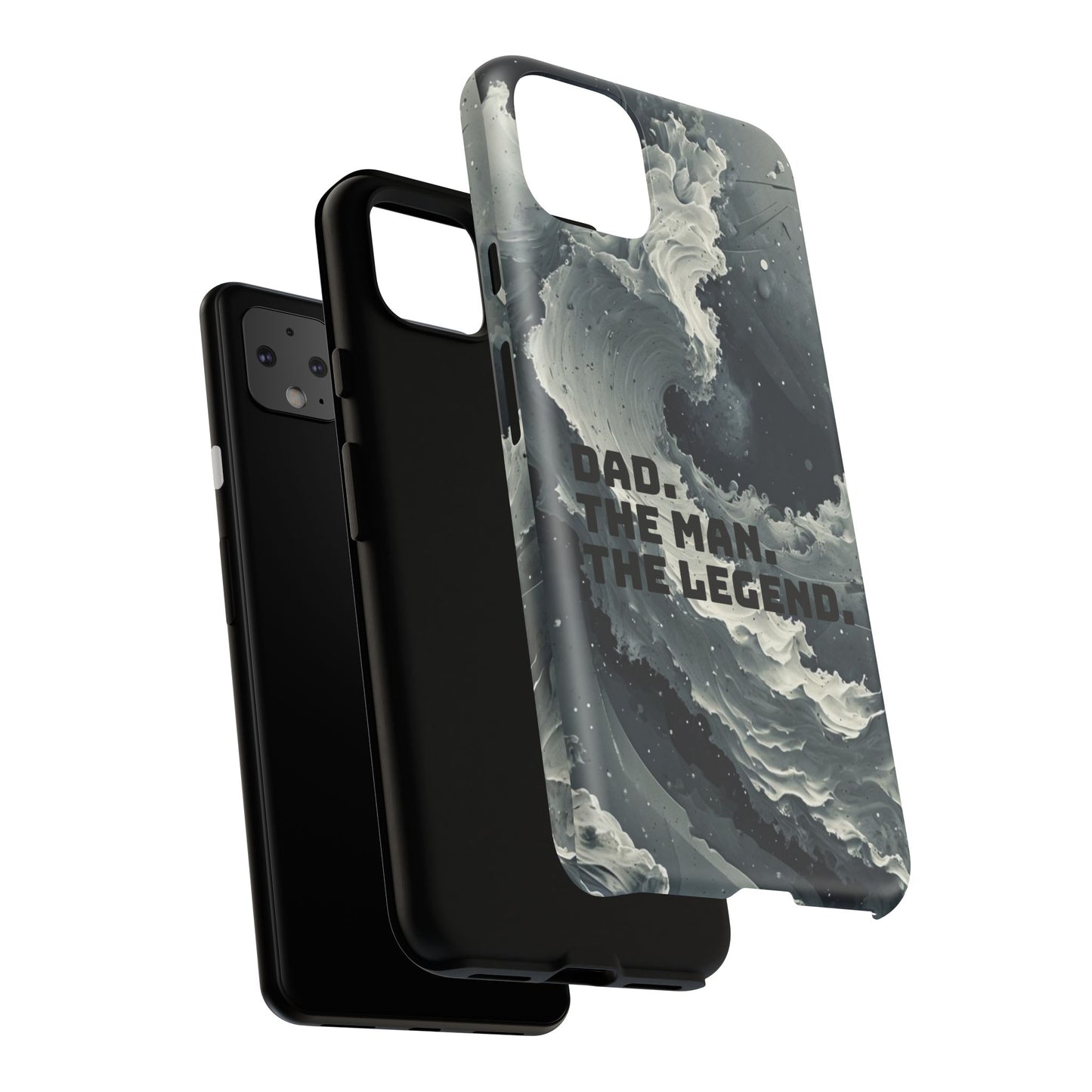 "Dad. The Man. The Legend" Mobile Phone Case (grey)