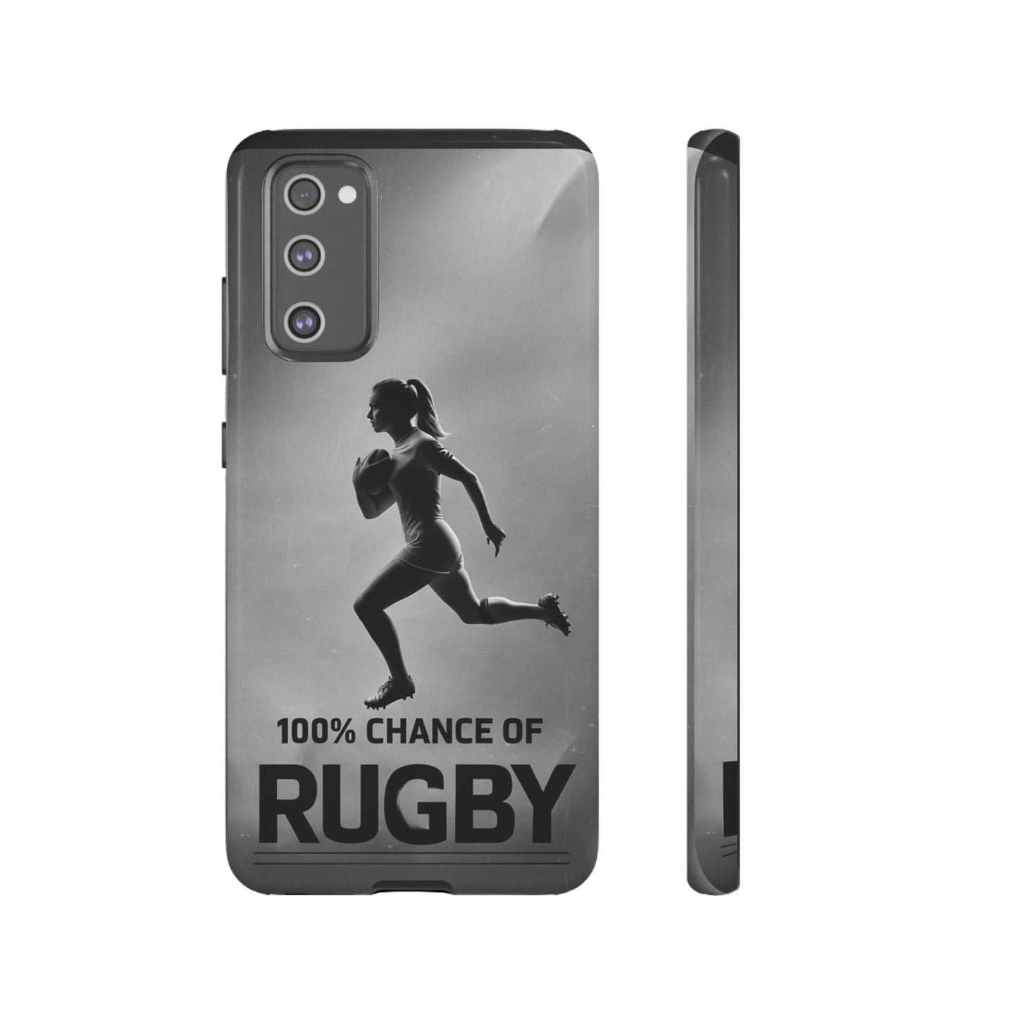 "Rain, Shine, Rugby" Mobile Phone Case