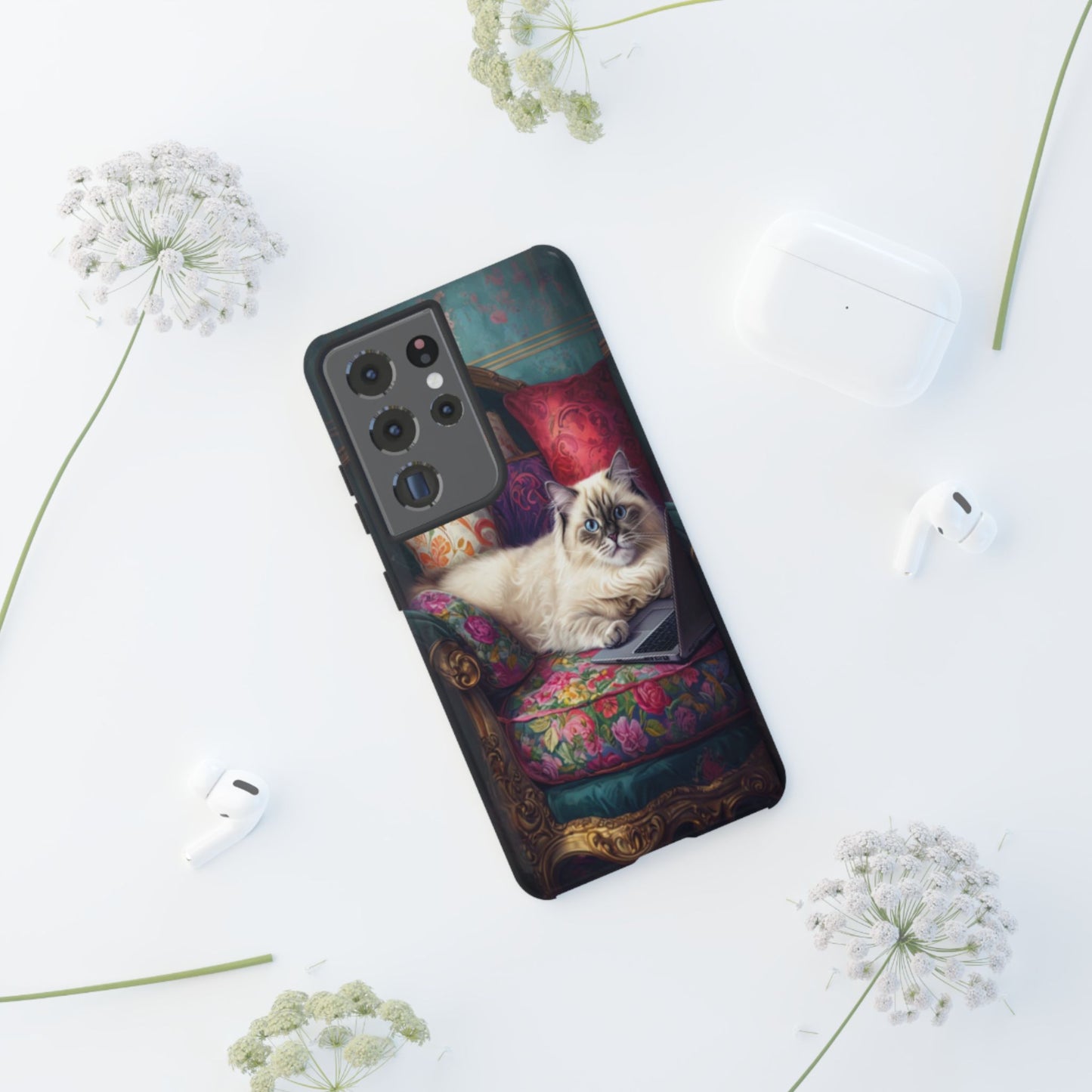 "Purr-sian Productivity" Mobile Phone Case