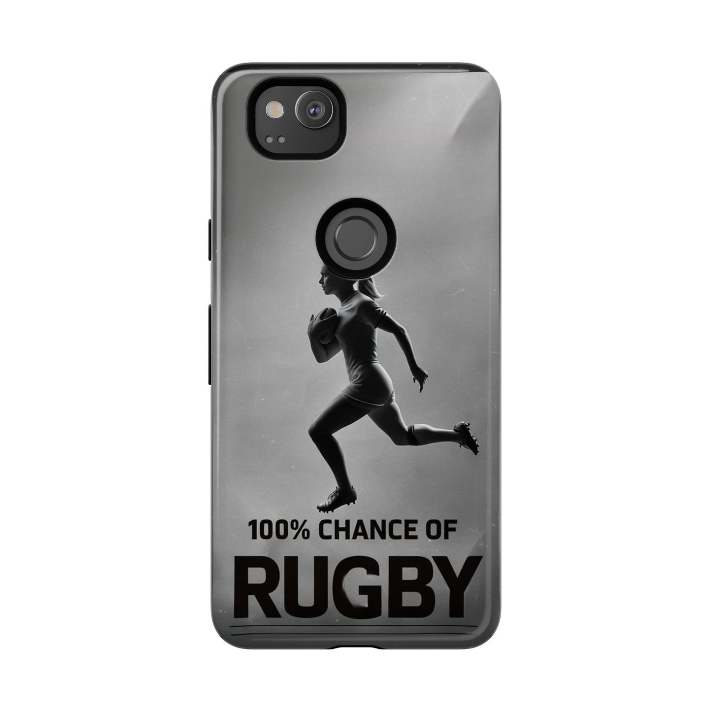 "Rain, Shine, Rugby" Mobile Phone Case