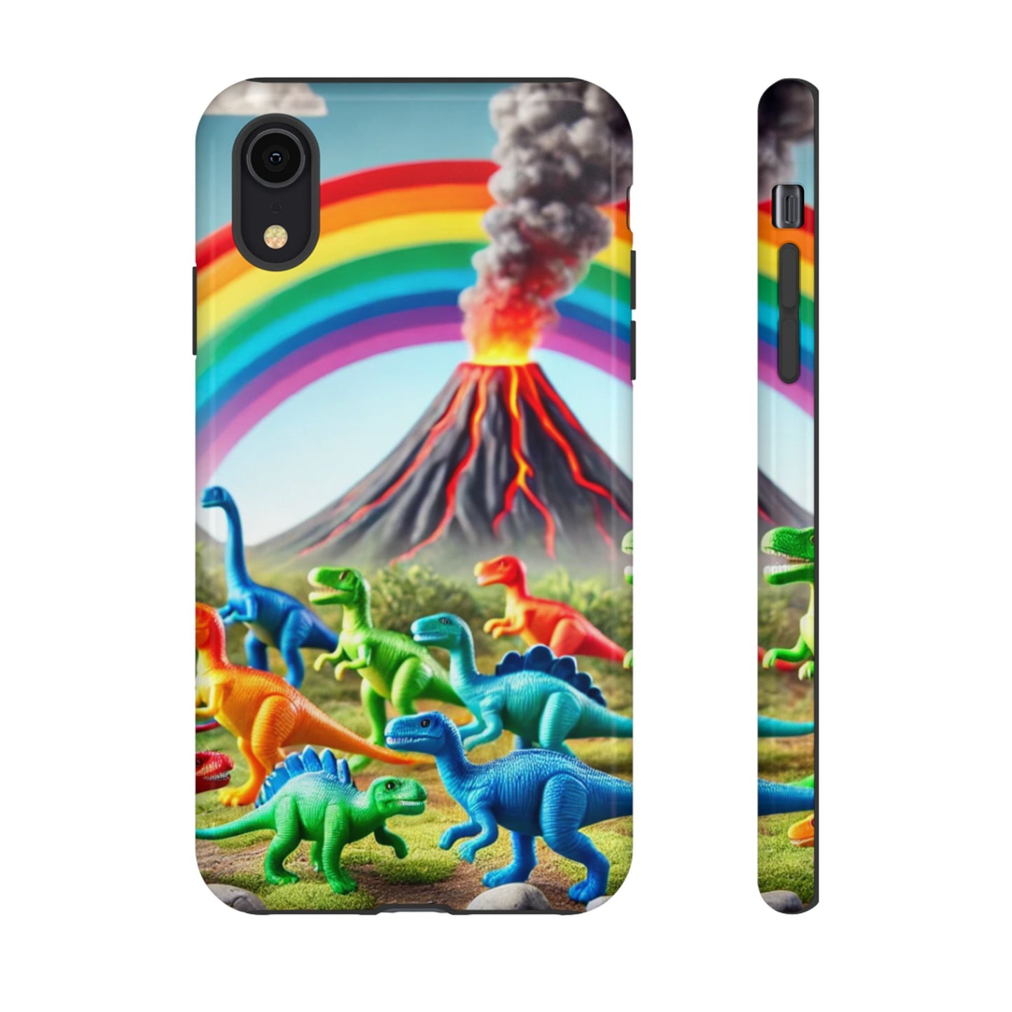 "Rainbow Dinosaurs" Mobile Phone Case