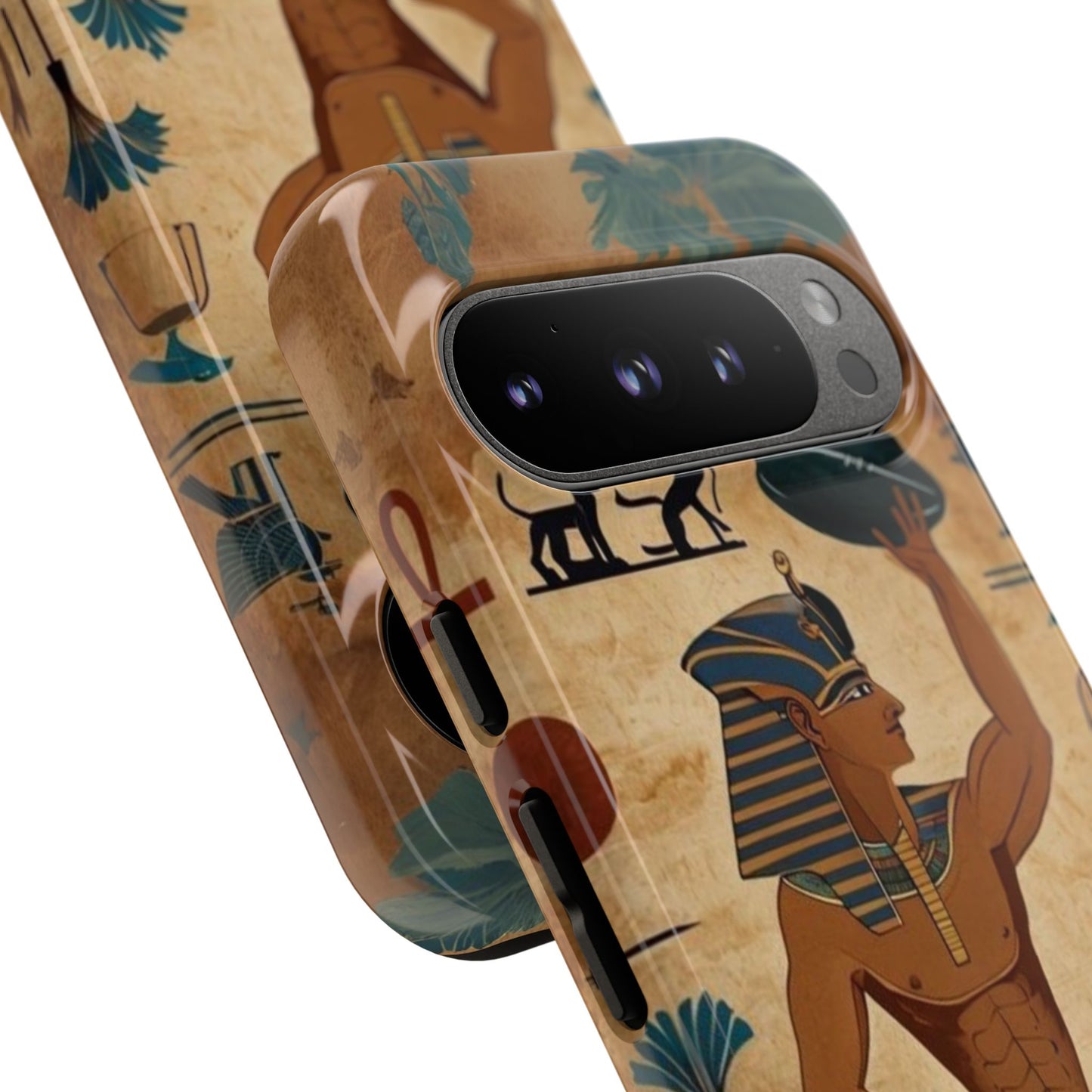 "Tutankhaman Takes the Pass" Mobile Phone Case