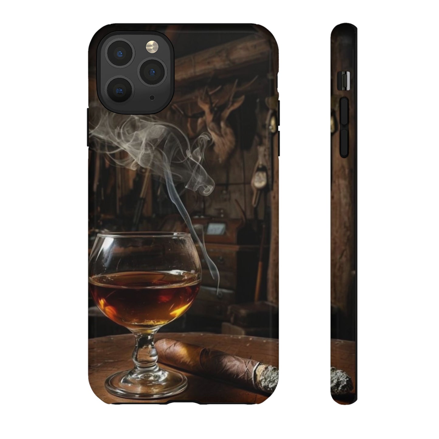 "Hot Whiskey and Cigar" Mobile Phone Case