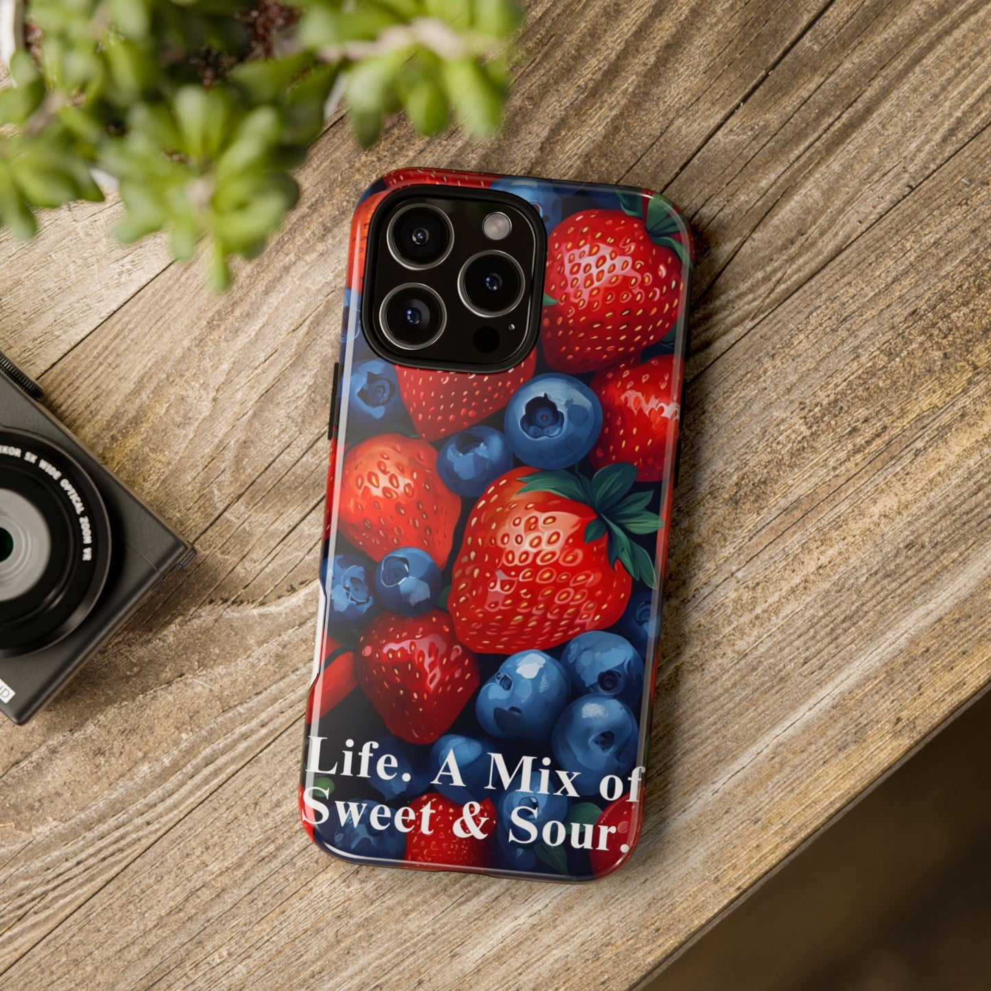 "Life. A Mix of Sweet and Sour" Mobile Phone Case