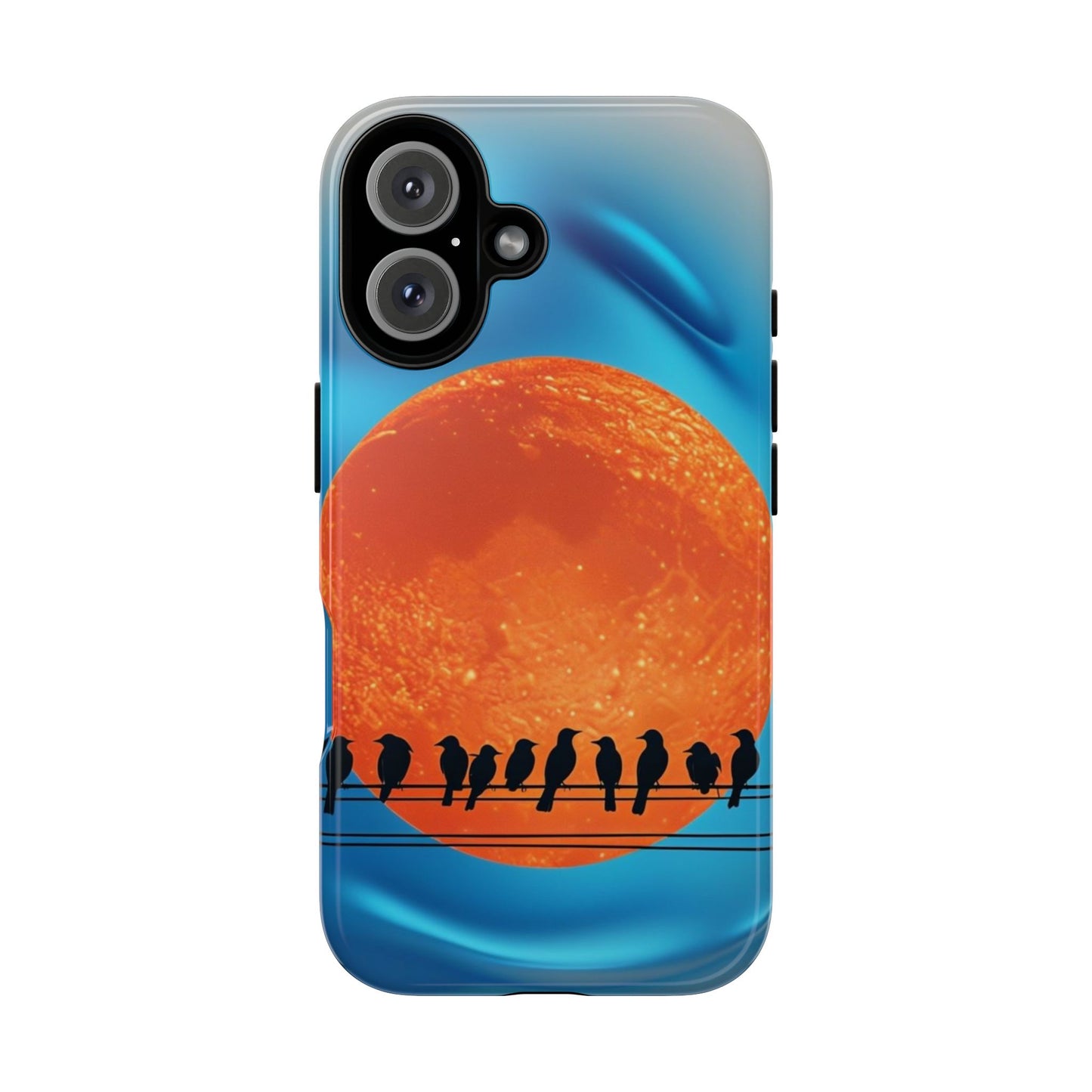 "The Feathered Assembly" Mobile Phone Case (orange)