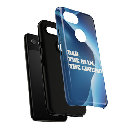 "Dad.  The Man.  The Legend" Mobile Phone Case (blue)