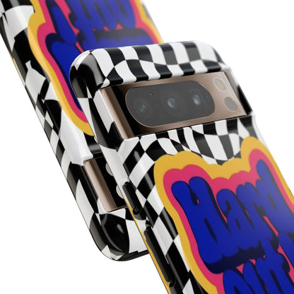 "Hard Out" Mobile Phone Case (blue)
