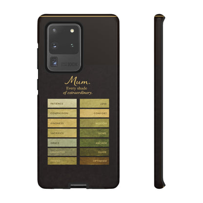 "Every Shade of Extraordinary" Mobile Phone Case (green)