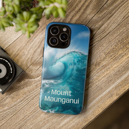 "Mount Maunganui" Mobile Phone Case (green)