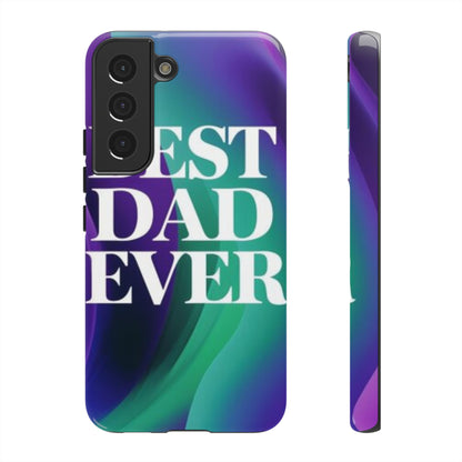 "Best Dad Ever" Mobile Phone Case (purple)