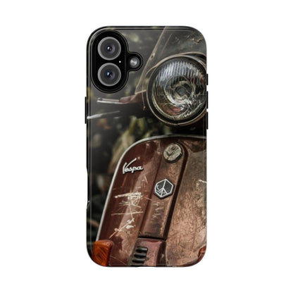 "Vespa. Old Soul, Full Tank" Mobile Phone Case