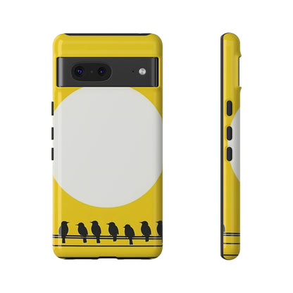 "The Feathered Assembly - Yellow" Mobile Phone Case