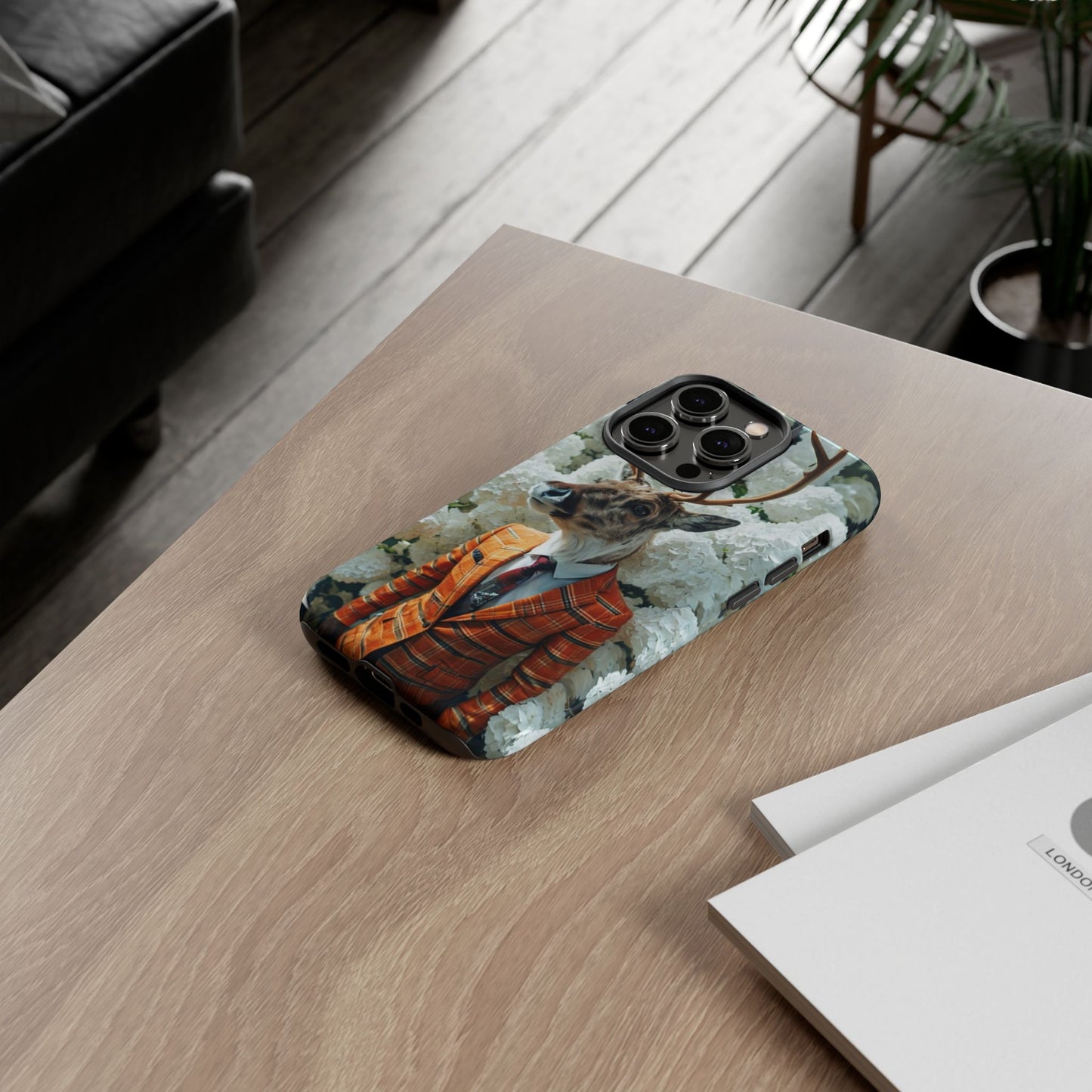 "The Stag" Mobile Phone Case (orange)