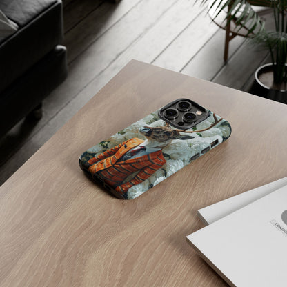 "The Stag" Mobile Phone Case (orange)