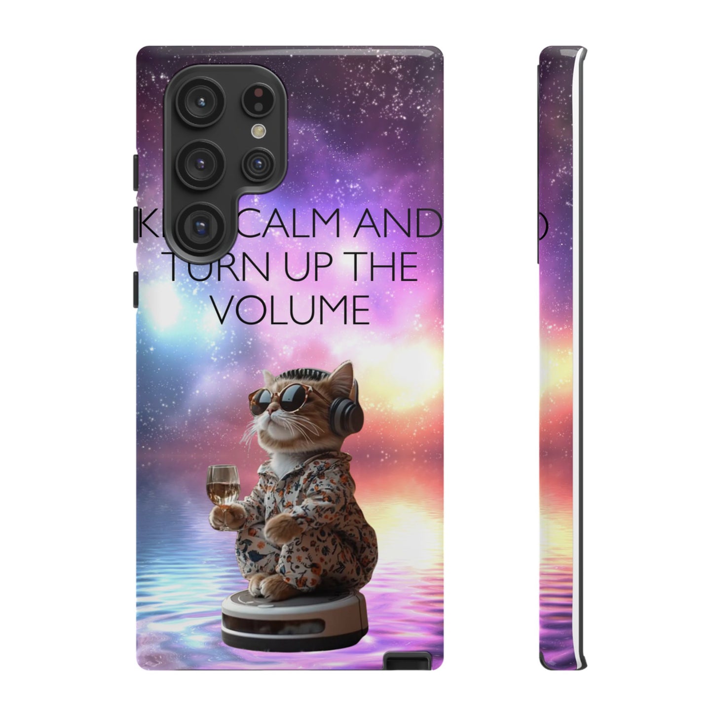 "Keep calm and turn up the Volume" Mobile Phone Case (mix)