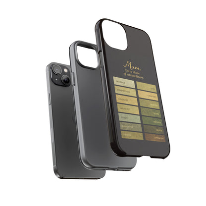 "Every Shade of Extraordinary" Mobile Phone Case (green)