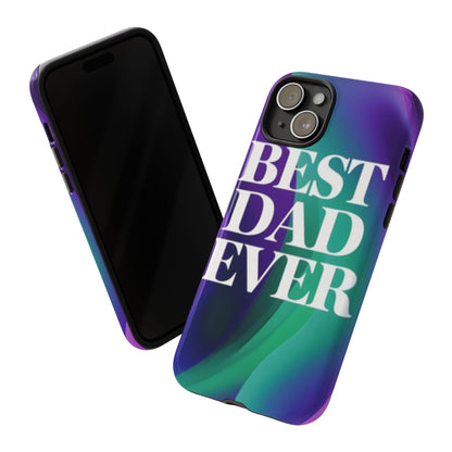 "Best Dad Ever" Mobile Phone Case (purple)