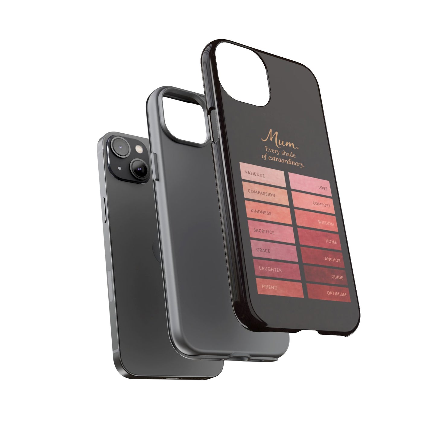 "Every Shade of Extraordinary" Mobile Phone Case (blush)