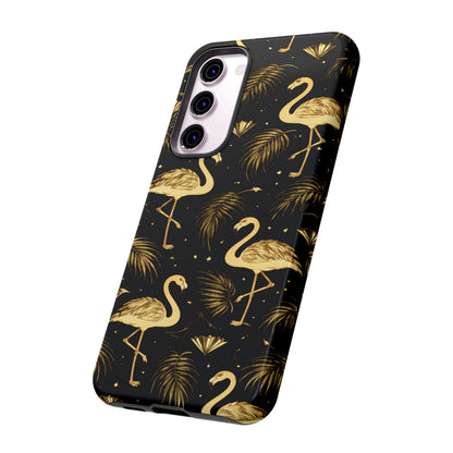 "Gold Flamingo" Mobile Phone Case