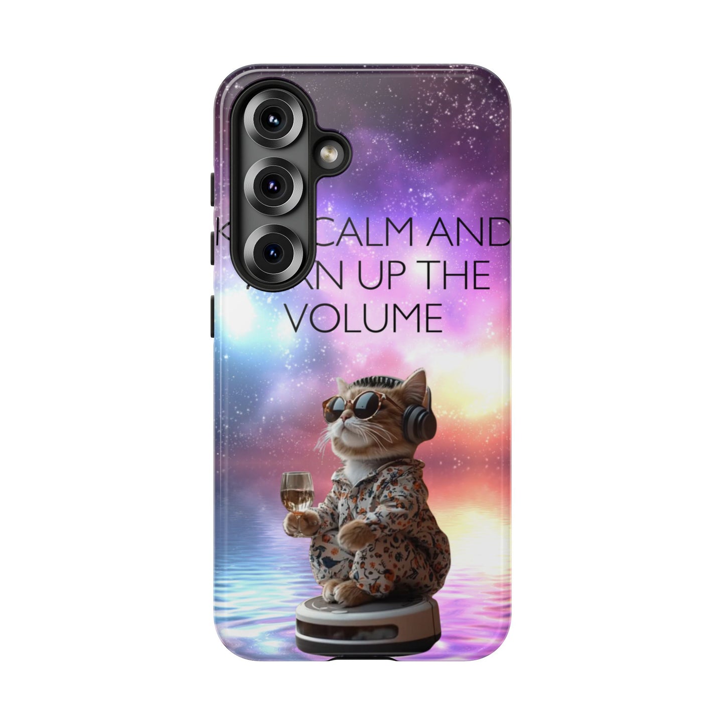 "Keep calm and turn up the Volume" Mobile Phone Case (mix)