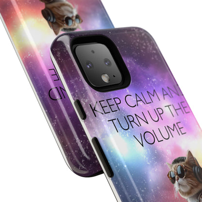 "Keep calm and turn up the Volume" Mobile Phone Case (mix)