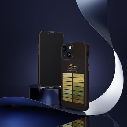 "Every Shade of Extraordinary" Mobile Phone Case (green)