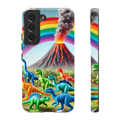 "Rainbow Dinosaurs" Mobile Phone Case