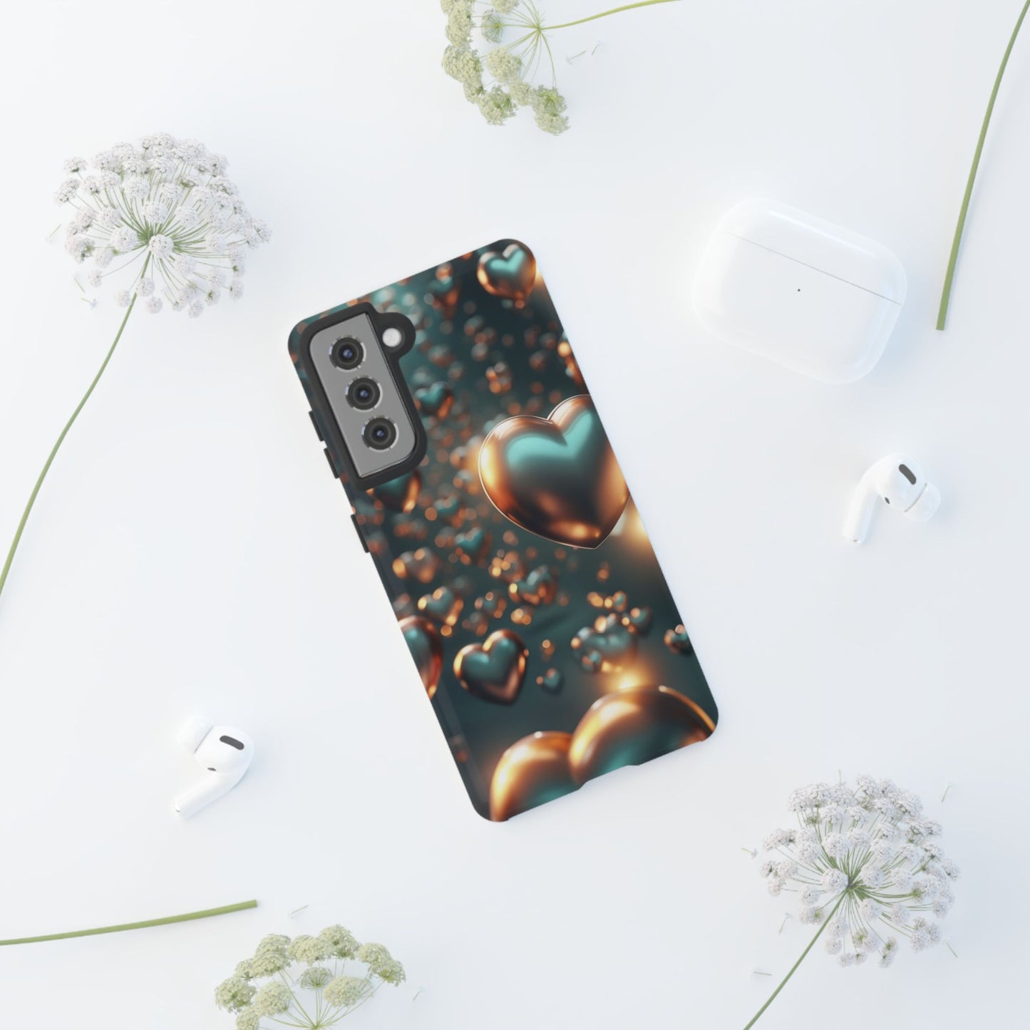 "Hearts on Repeat" Mobile Phone Case