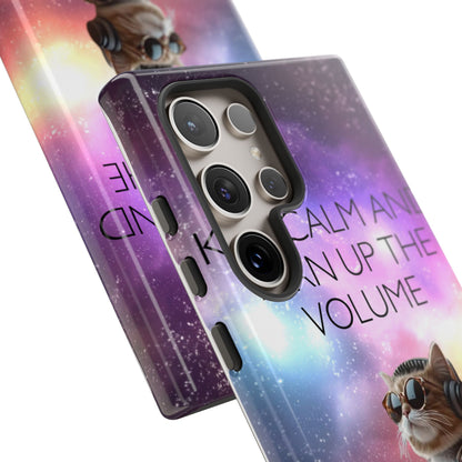 "Keep calm and turn up the Volume" Mobile Phone Case (mix)