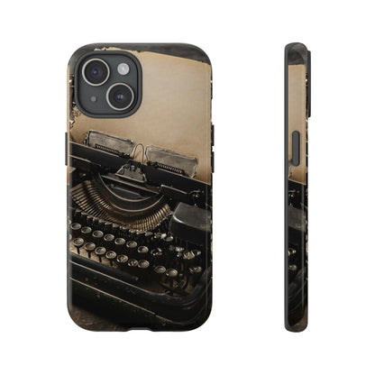 "Fade in. A Writer at the Cusp of Genius" Mobile Phone Case