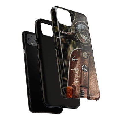"Vespa. Old Soul, Full Tank" Mobile Phone Case