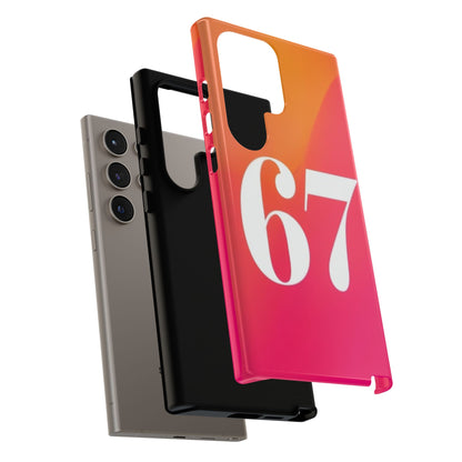 "67" Mobile Phone Case